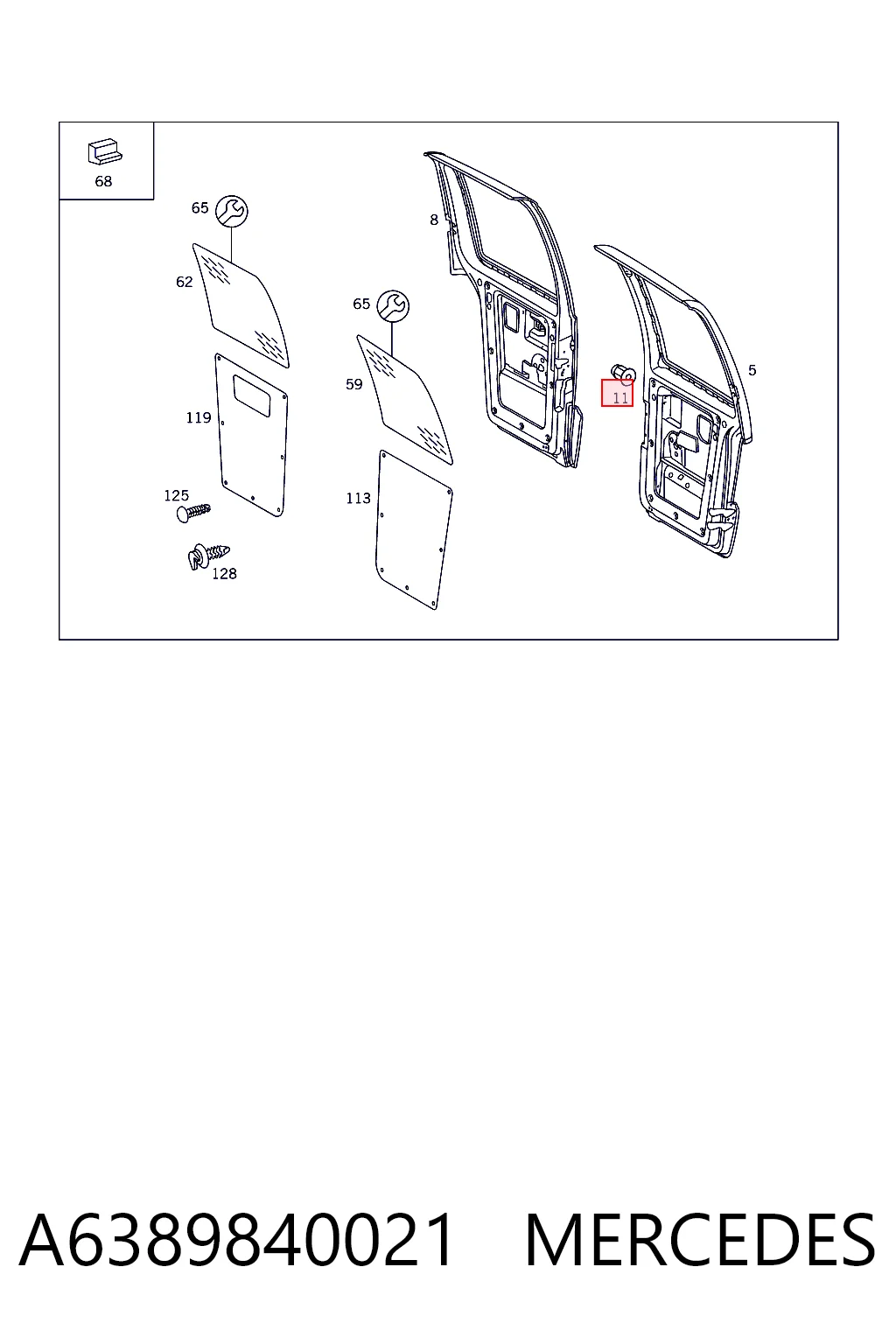 A6389840021 Mercedes