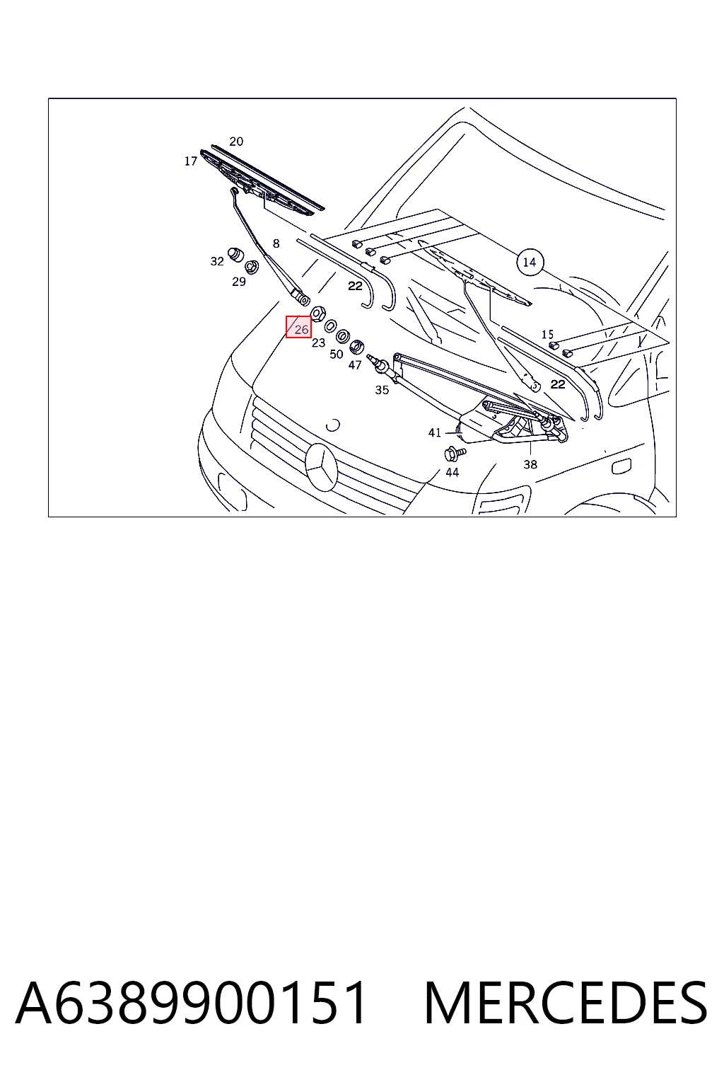 A6389900151 Mercedes