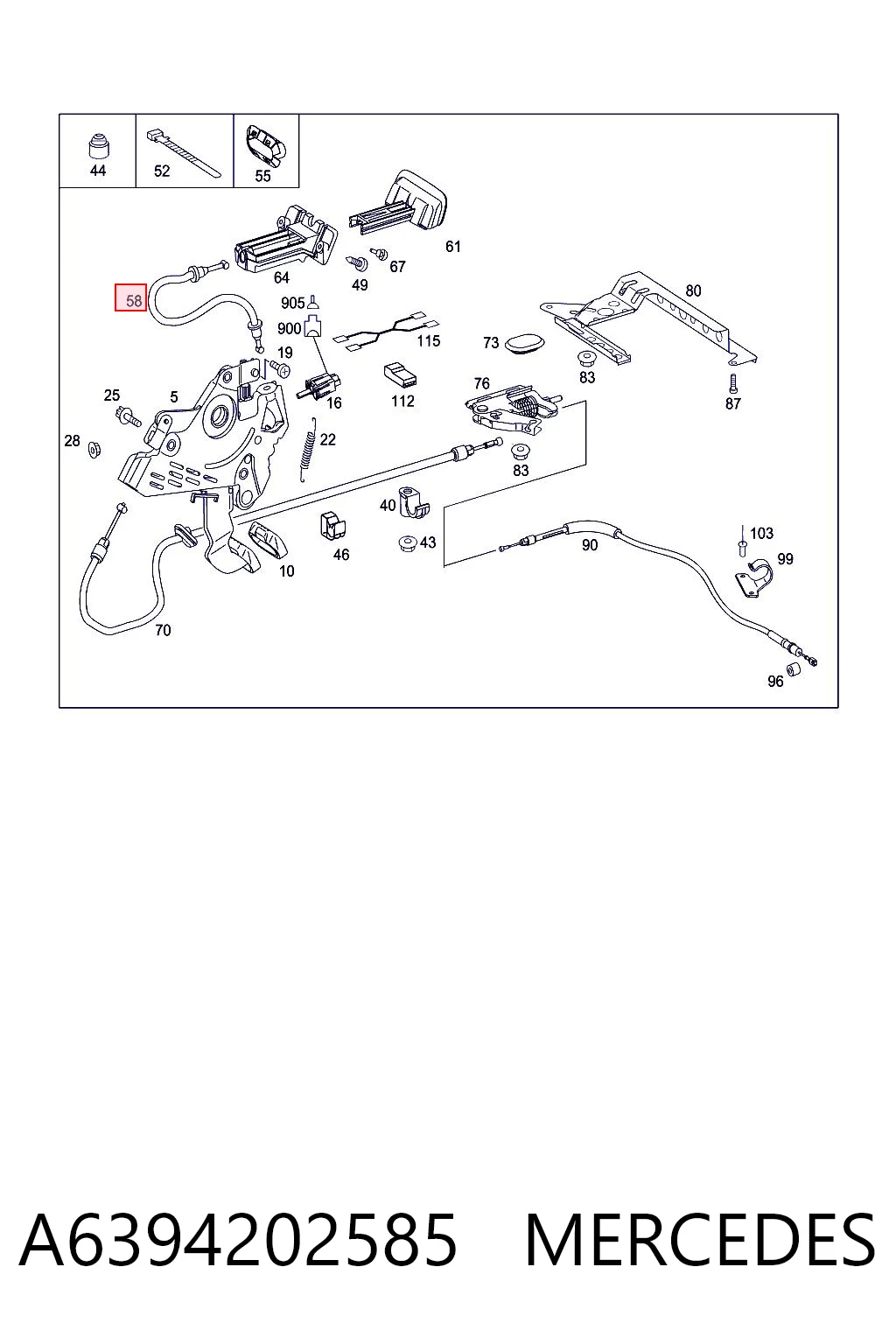 A6394202585 Mercedes