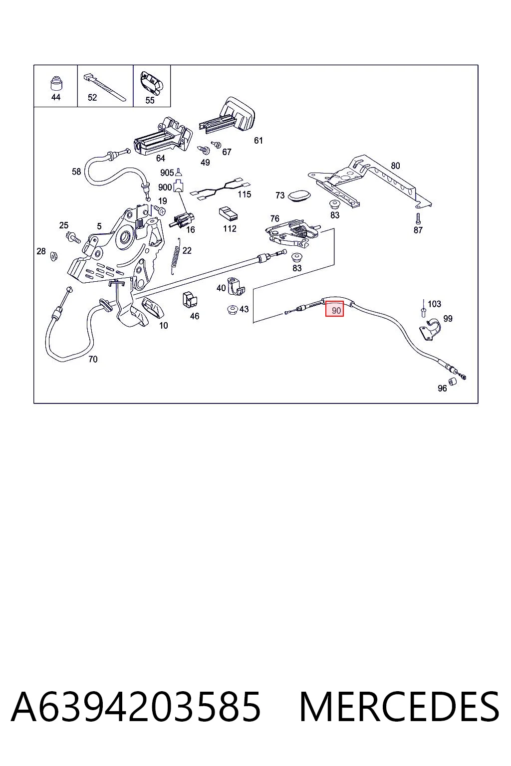 A6394203585 Mercedes