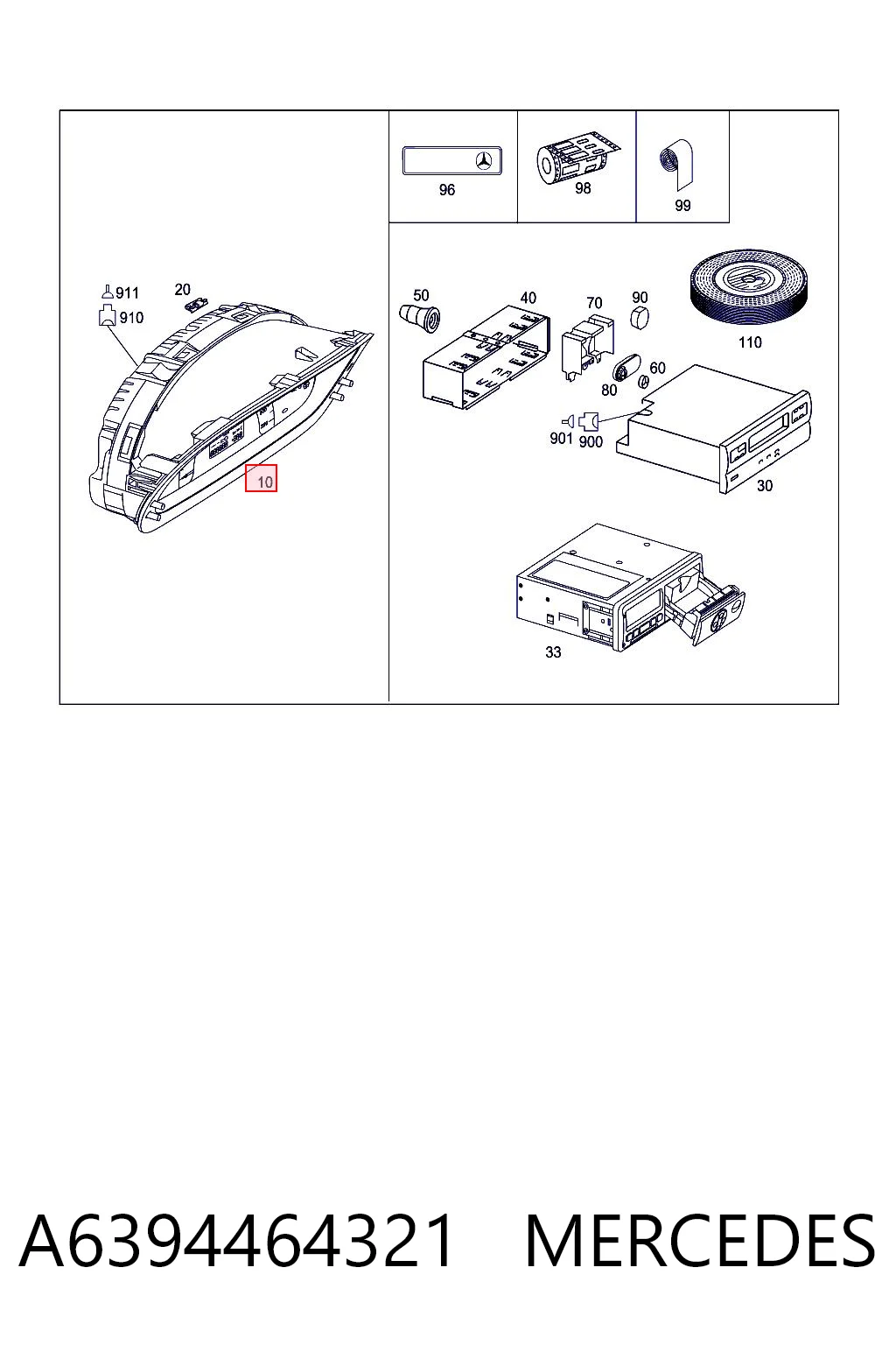 A6394464321 Mercedes