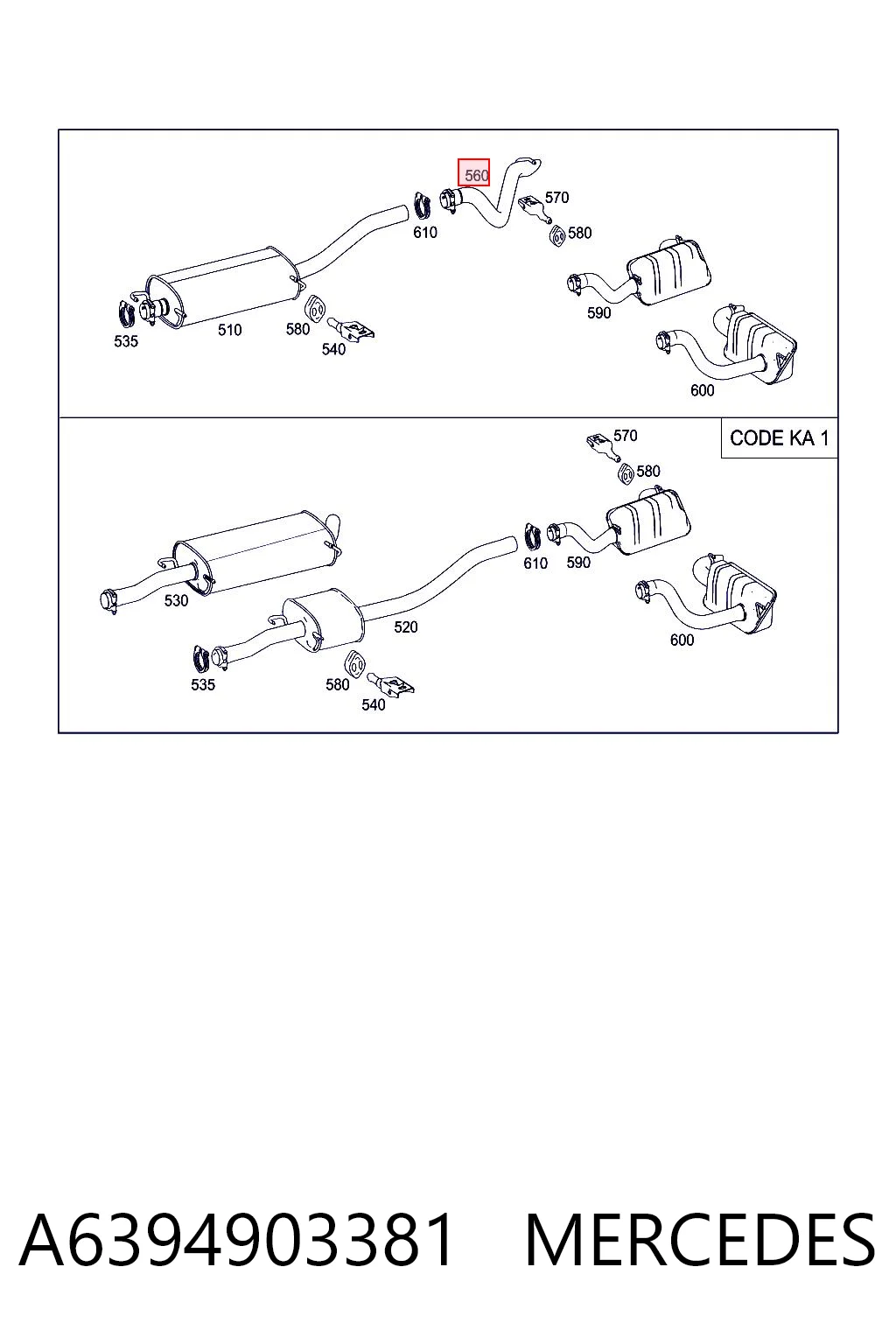 A6394903381 Mercedes