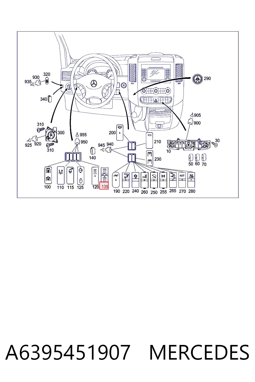 A6395451907 Mercedes