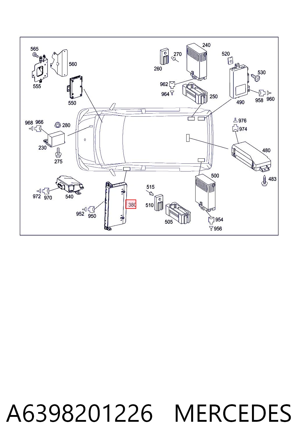 A6398201226 Mercedes