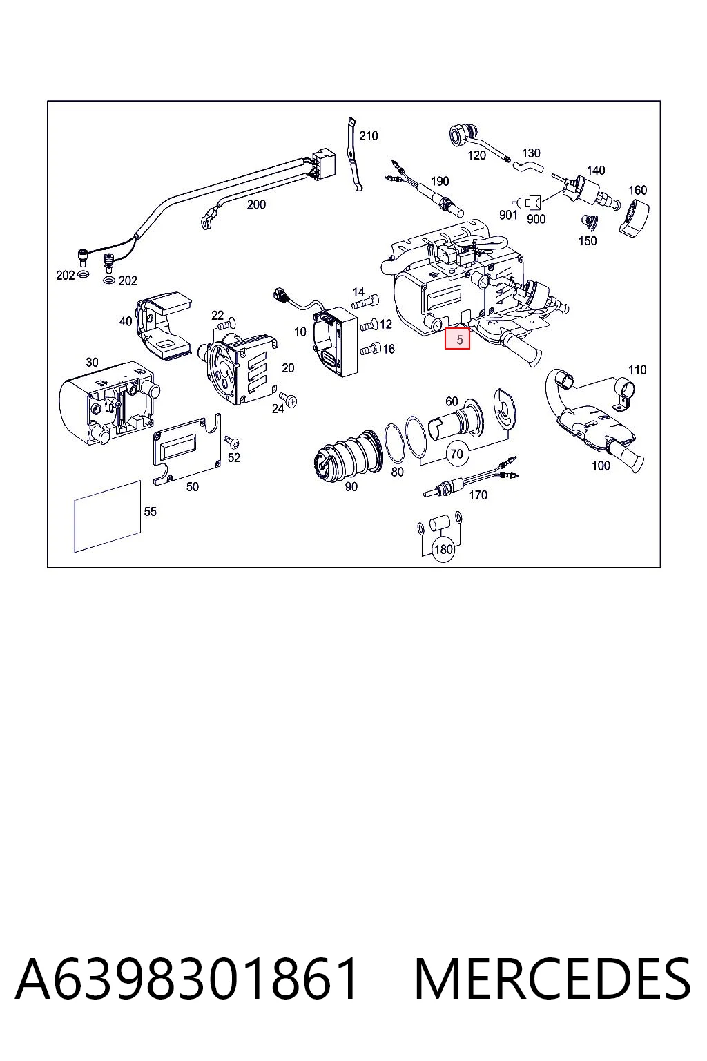 A6398301861 Mercedes