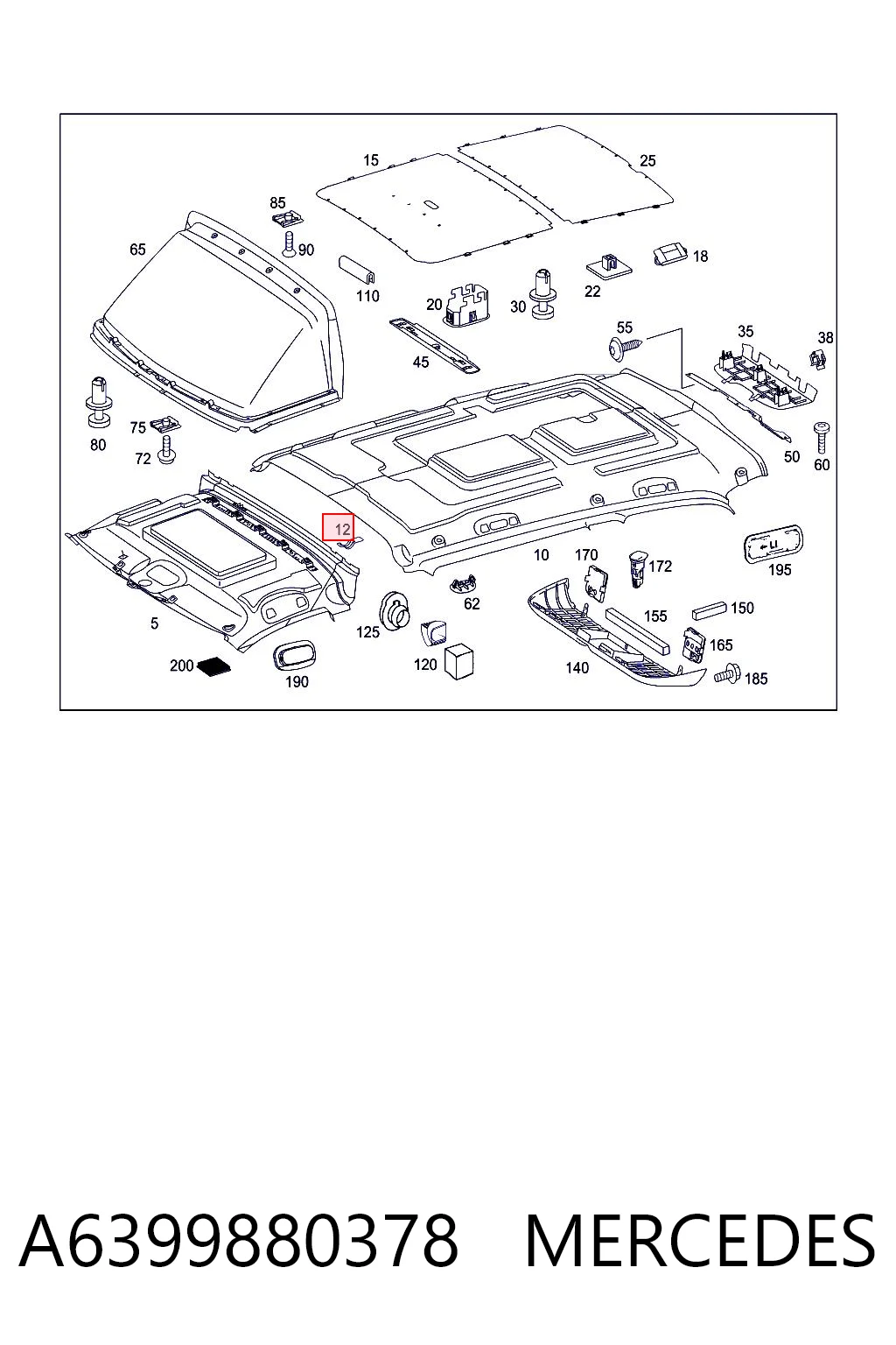 A6399880378 Mercedes