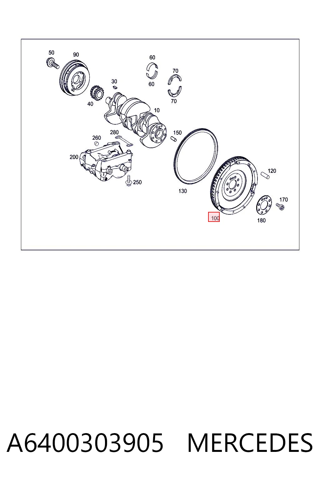 Volante de motor INA 415037910