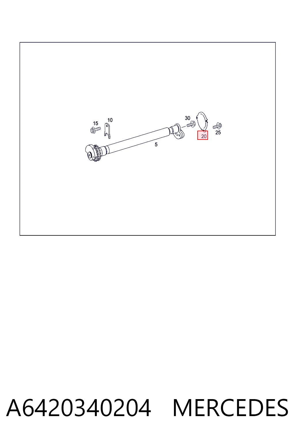 A6420340204 Mercedes