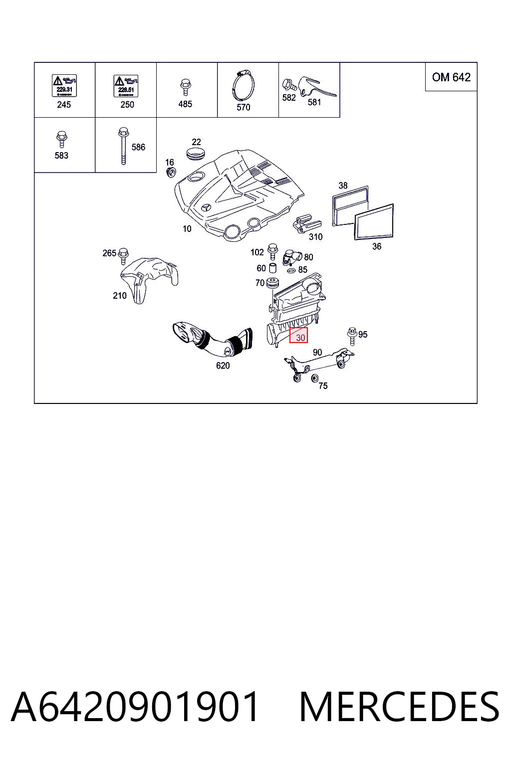 A6420901901 Mercedes