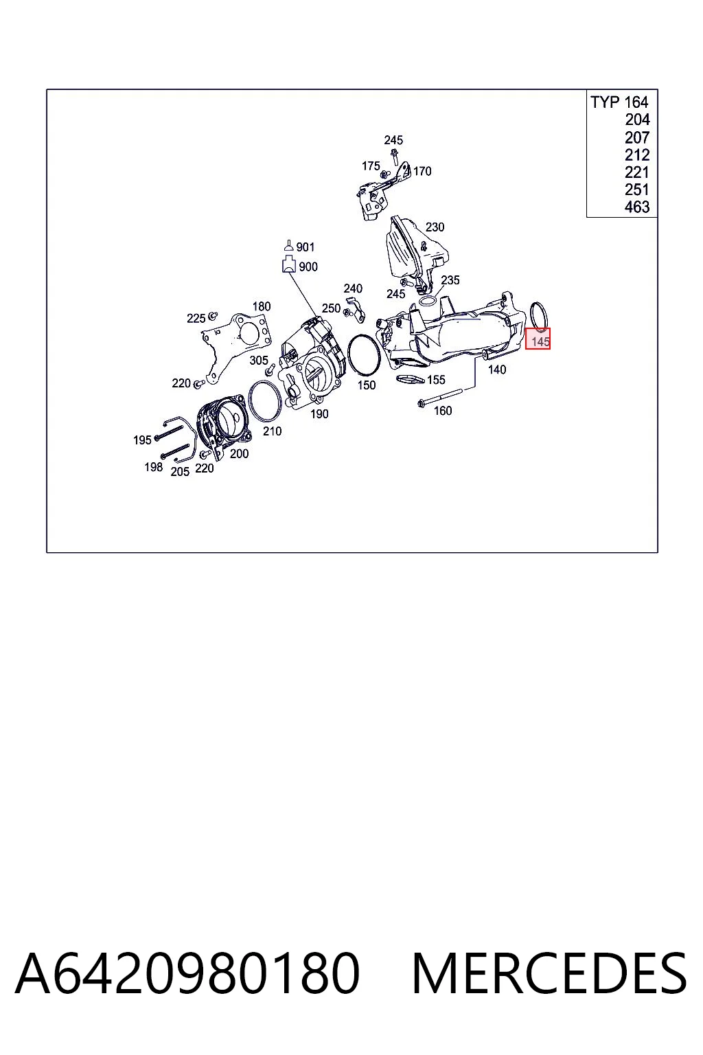 A6420980180 Mercedes