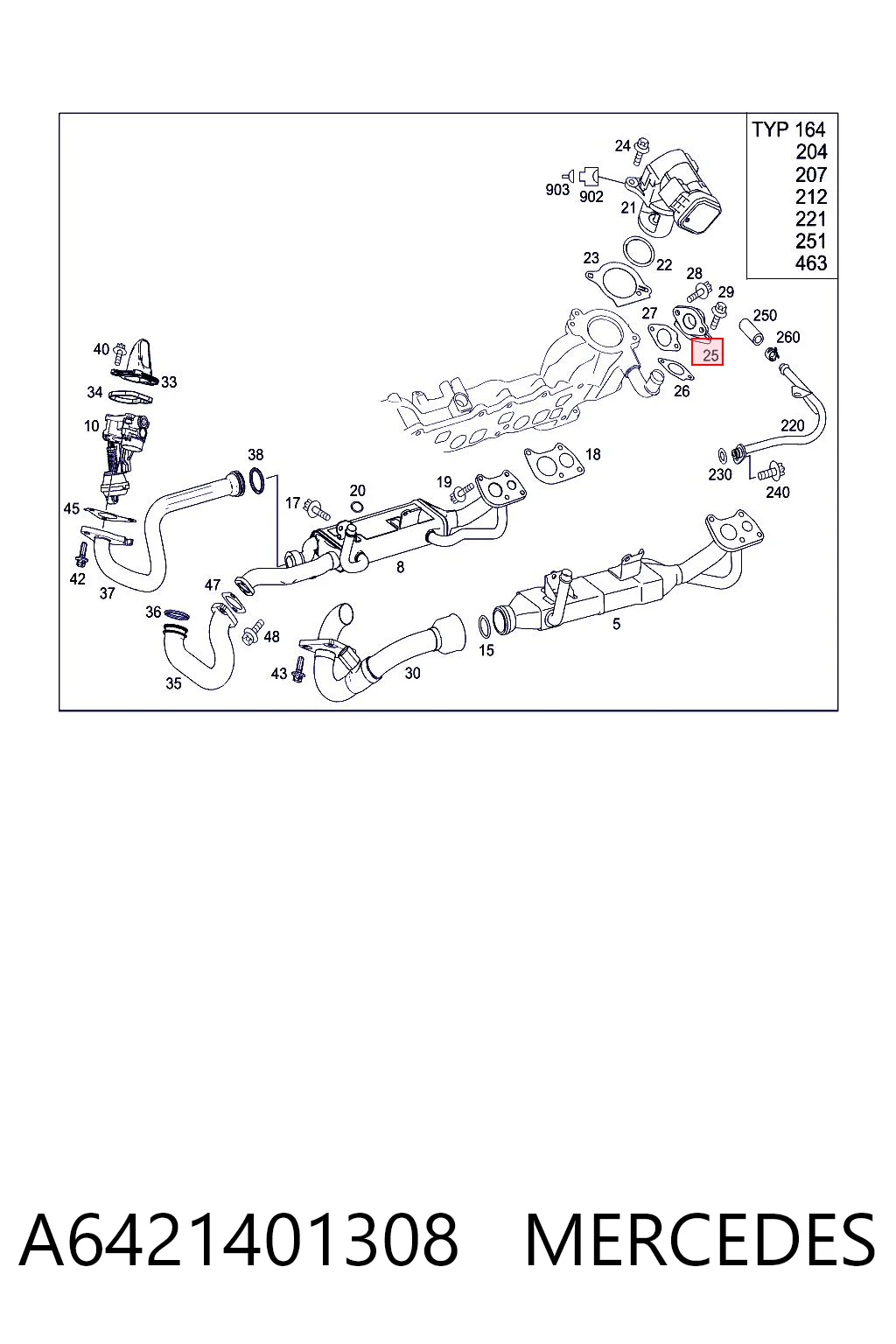 A6421401308 Mercedes