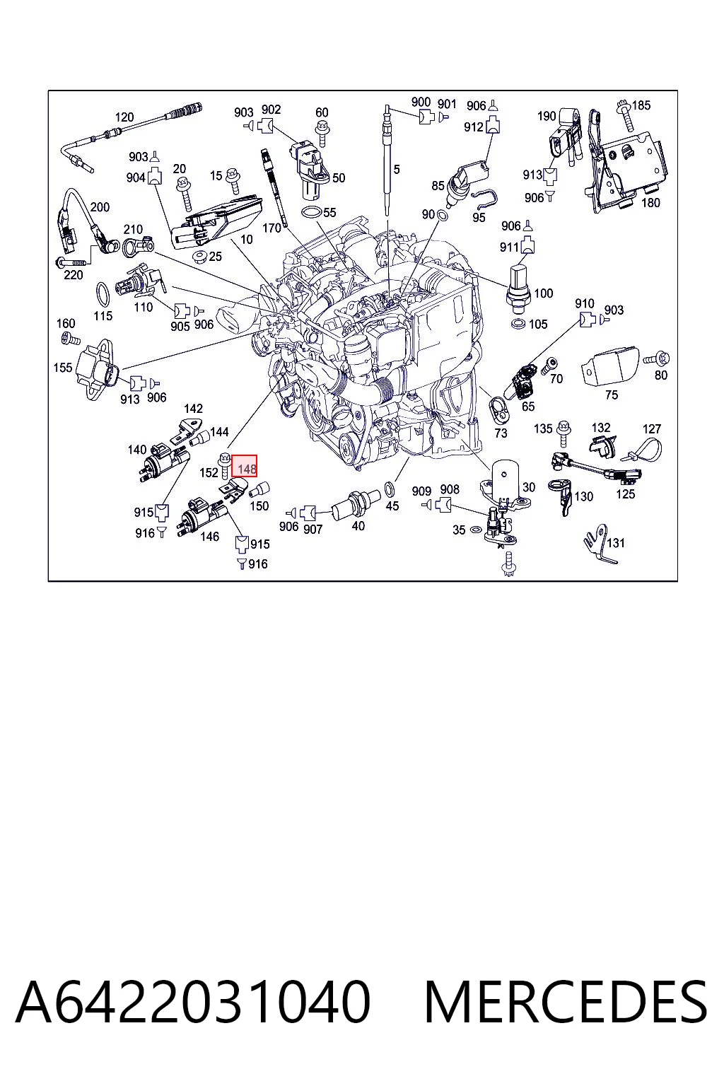 A6422031040 Mercedes