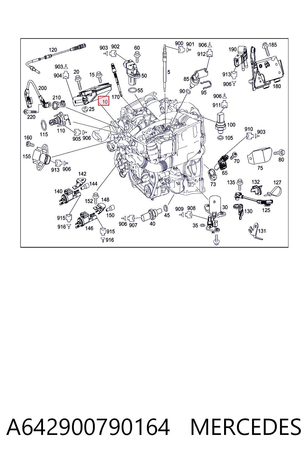  Relê das velas de incandescência Mercedes E sedan (W213) (2016 - 2023) 