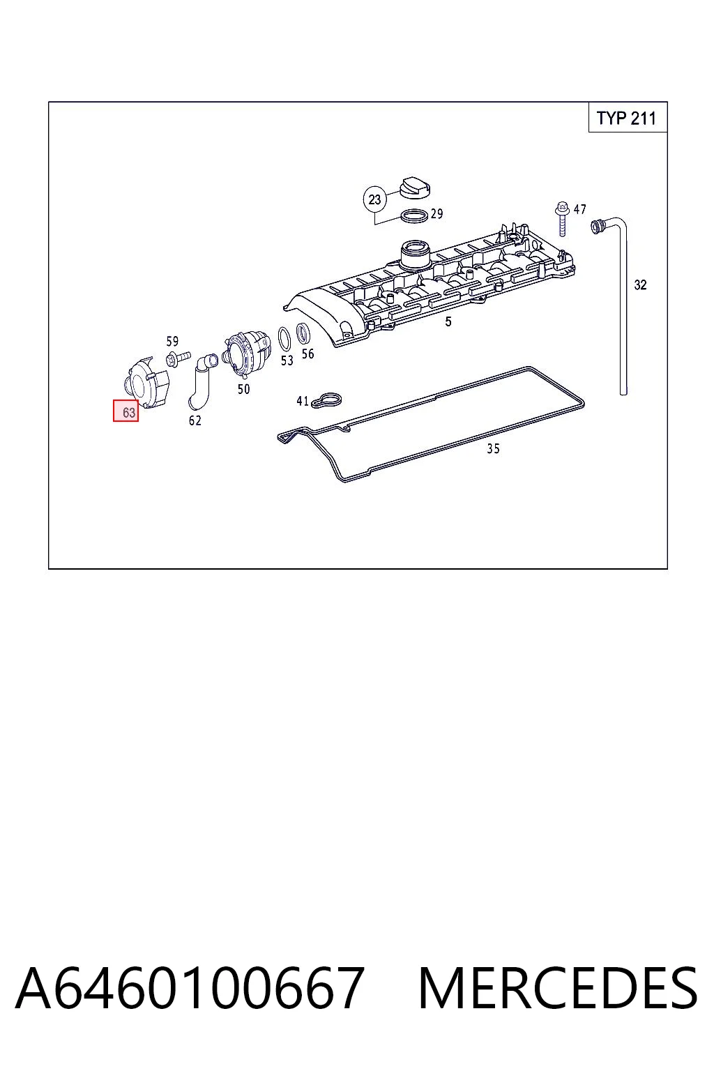 A6460100667 Mercedes