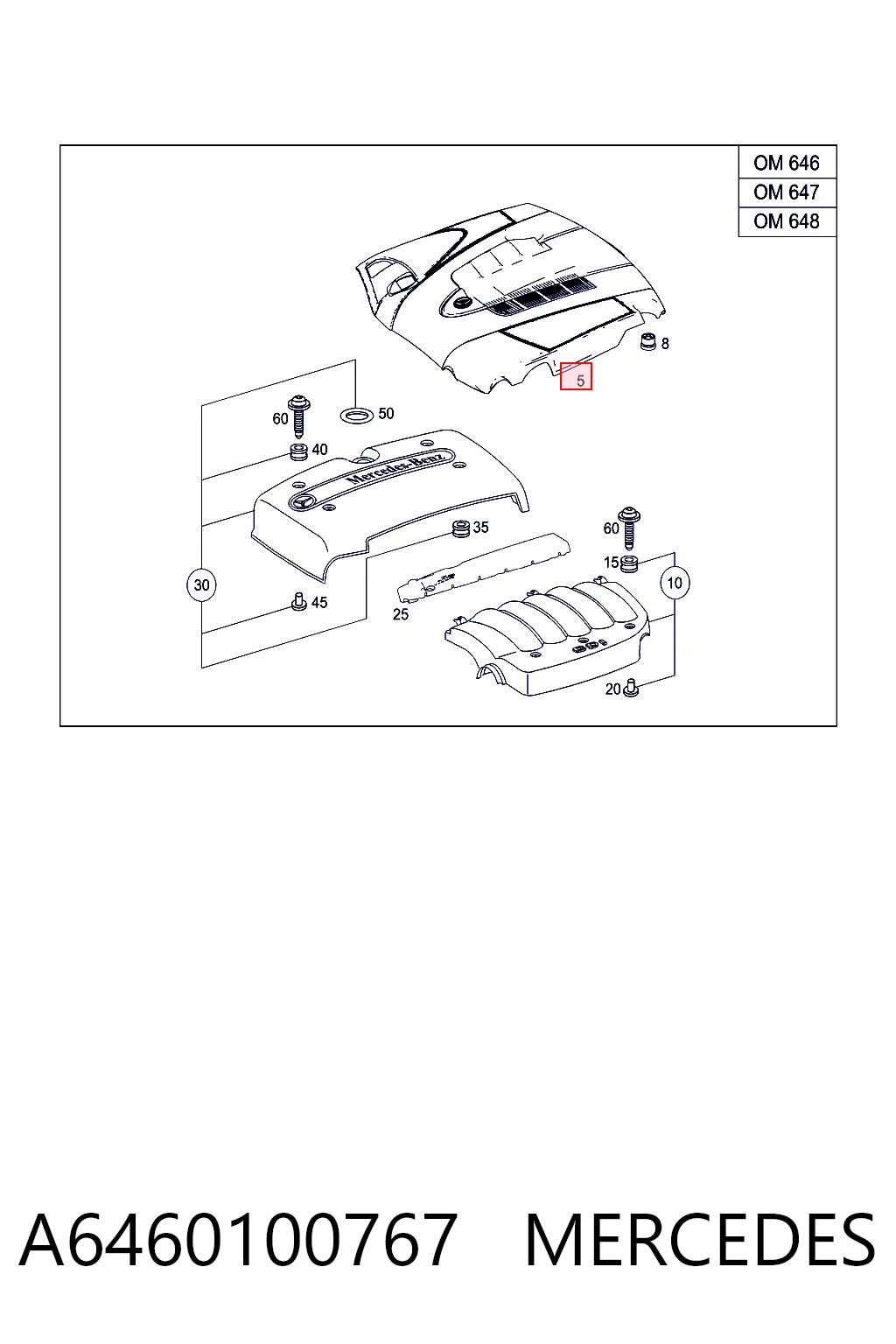 A6460100767 Mercedes