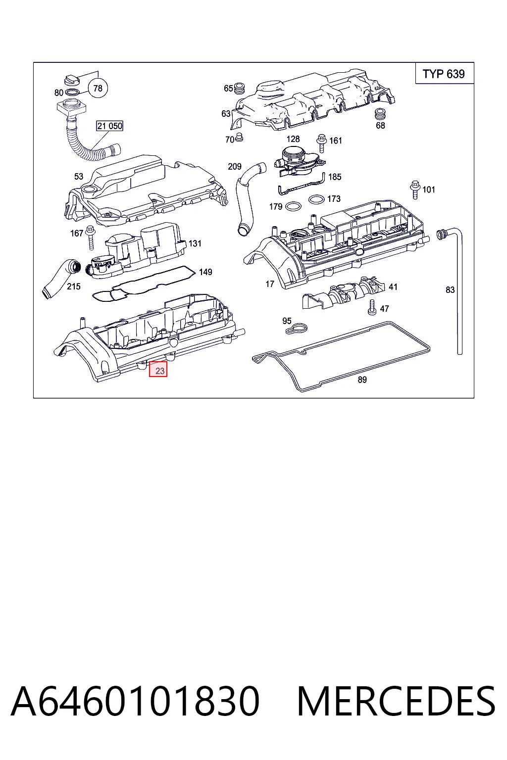 A6460101830 Mercedes