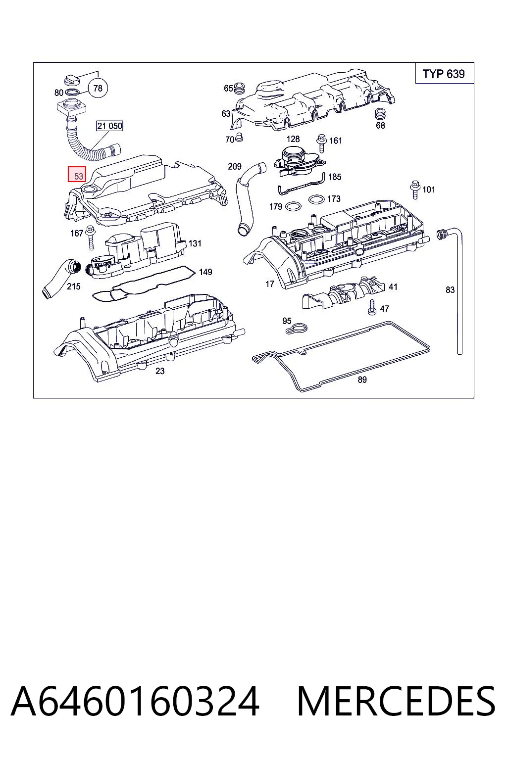 A6460160324 Mercedes