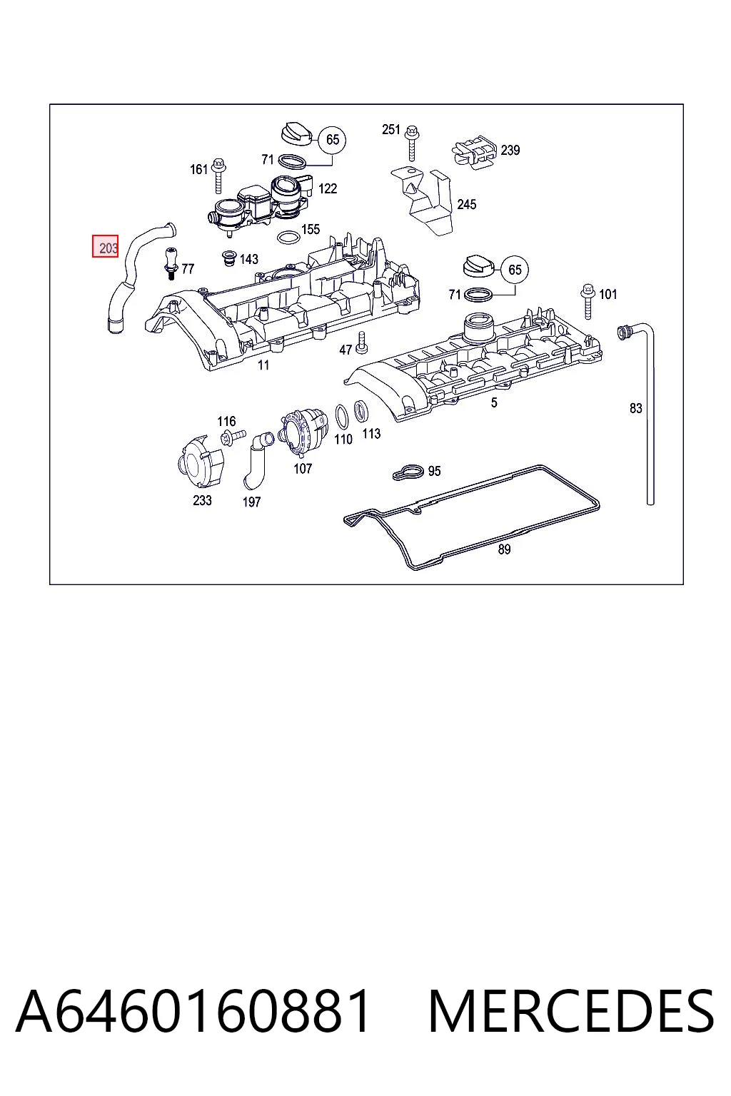 A6460160881 Mercedes