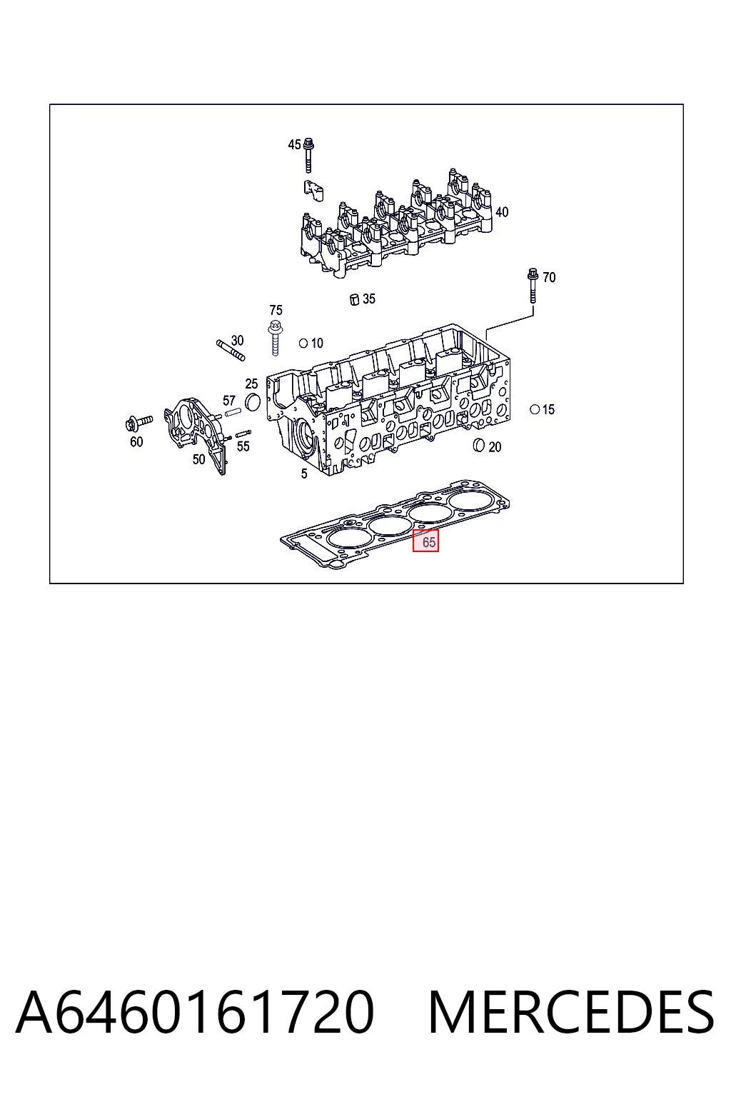 A6460161720 Mercedes