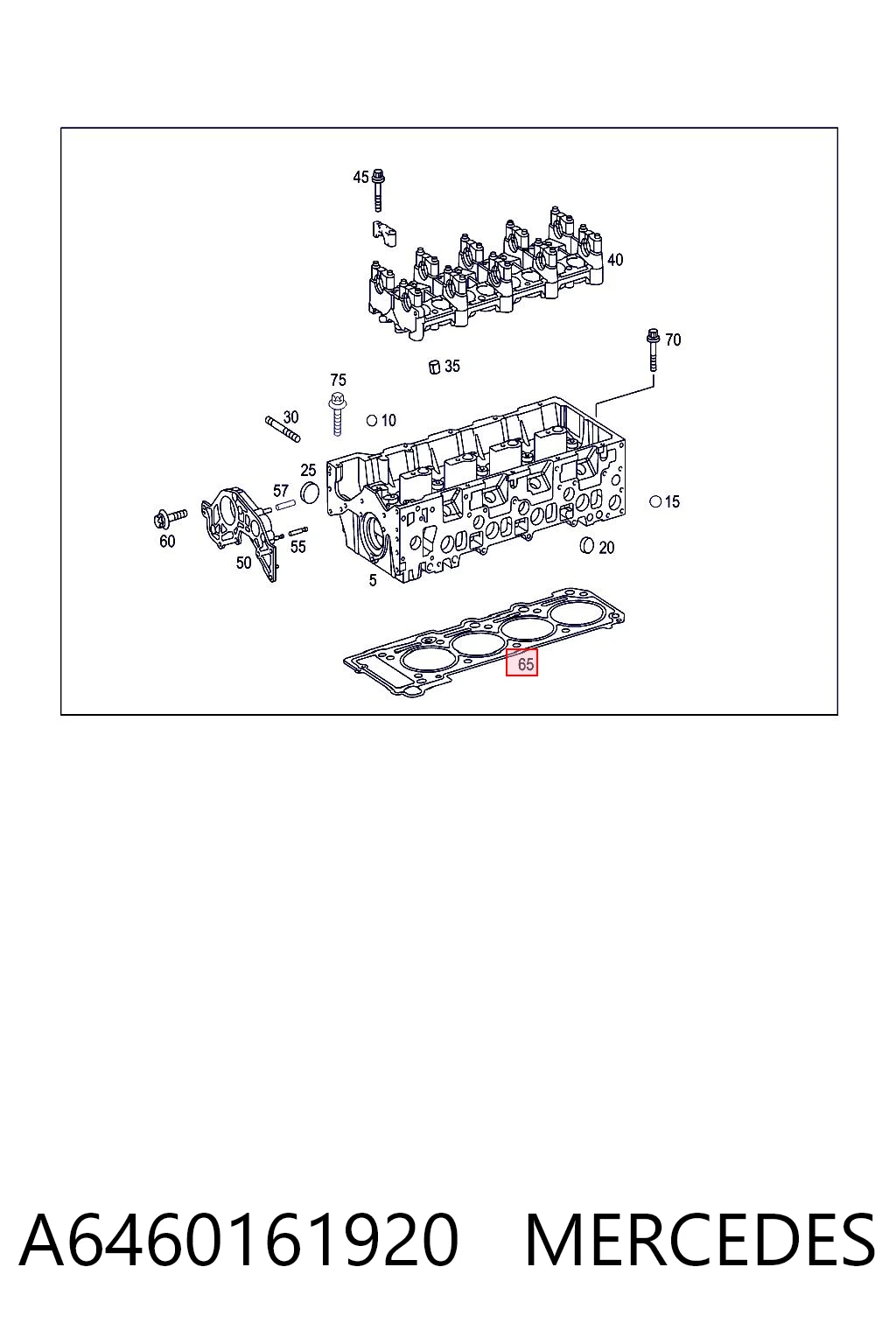 A6460161920 Mercedes