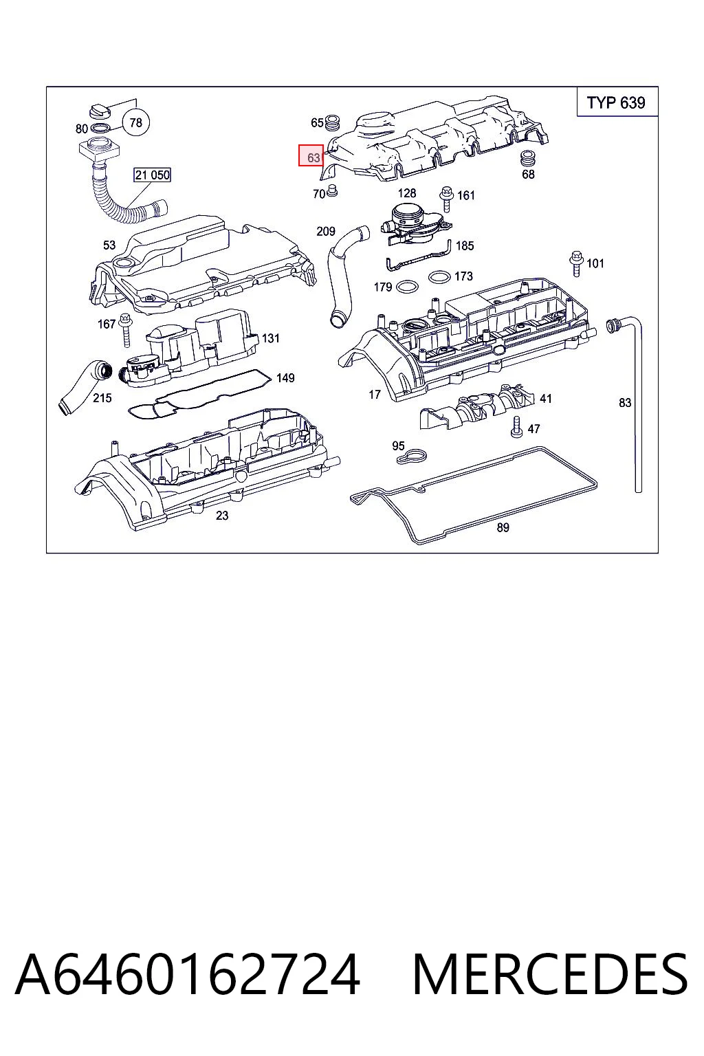 Tampa de motor decorativa Mercedes Vito 639 ao melhor preço