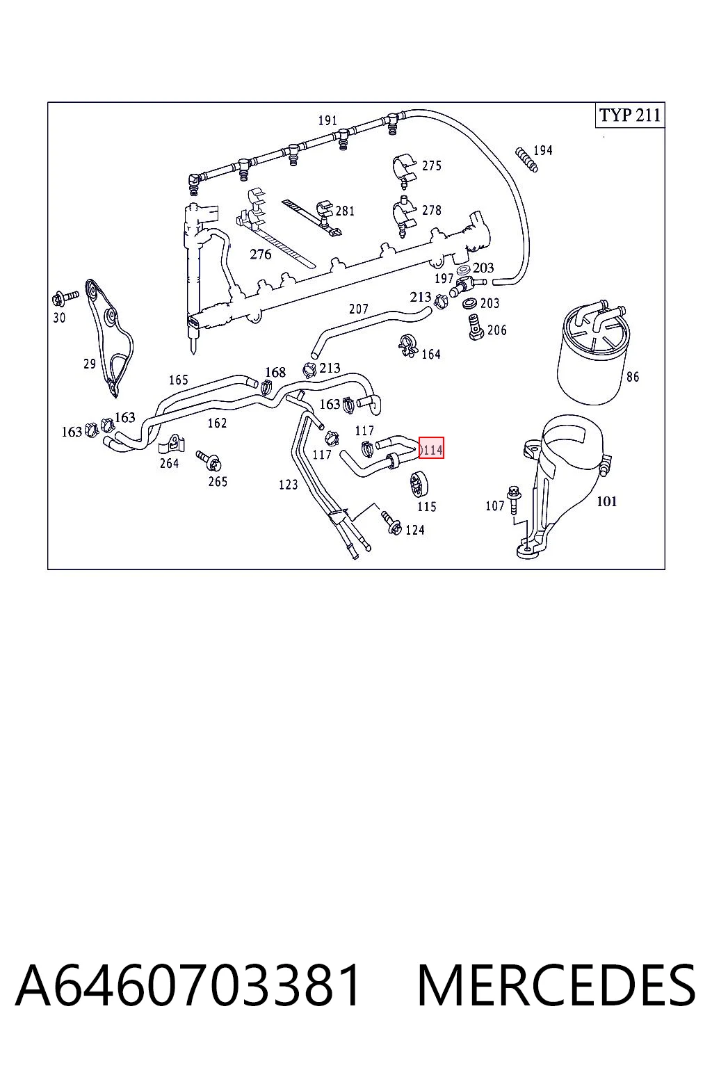 A6460703381 Mercedes