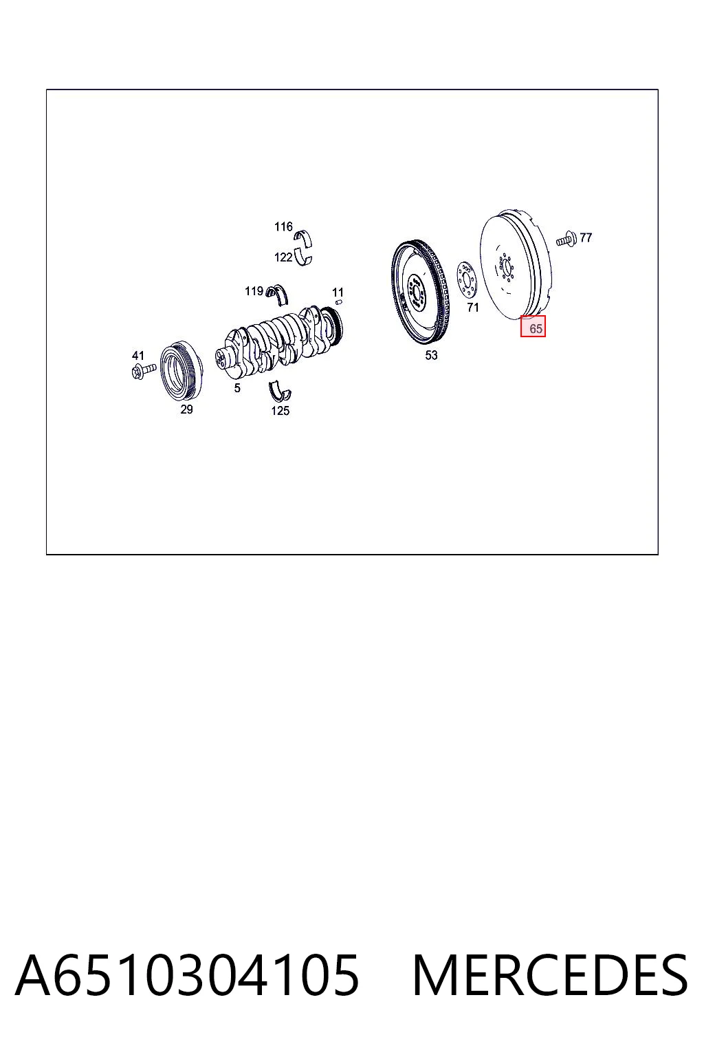 A6510304105 Mercedes