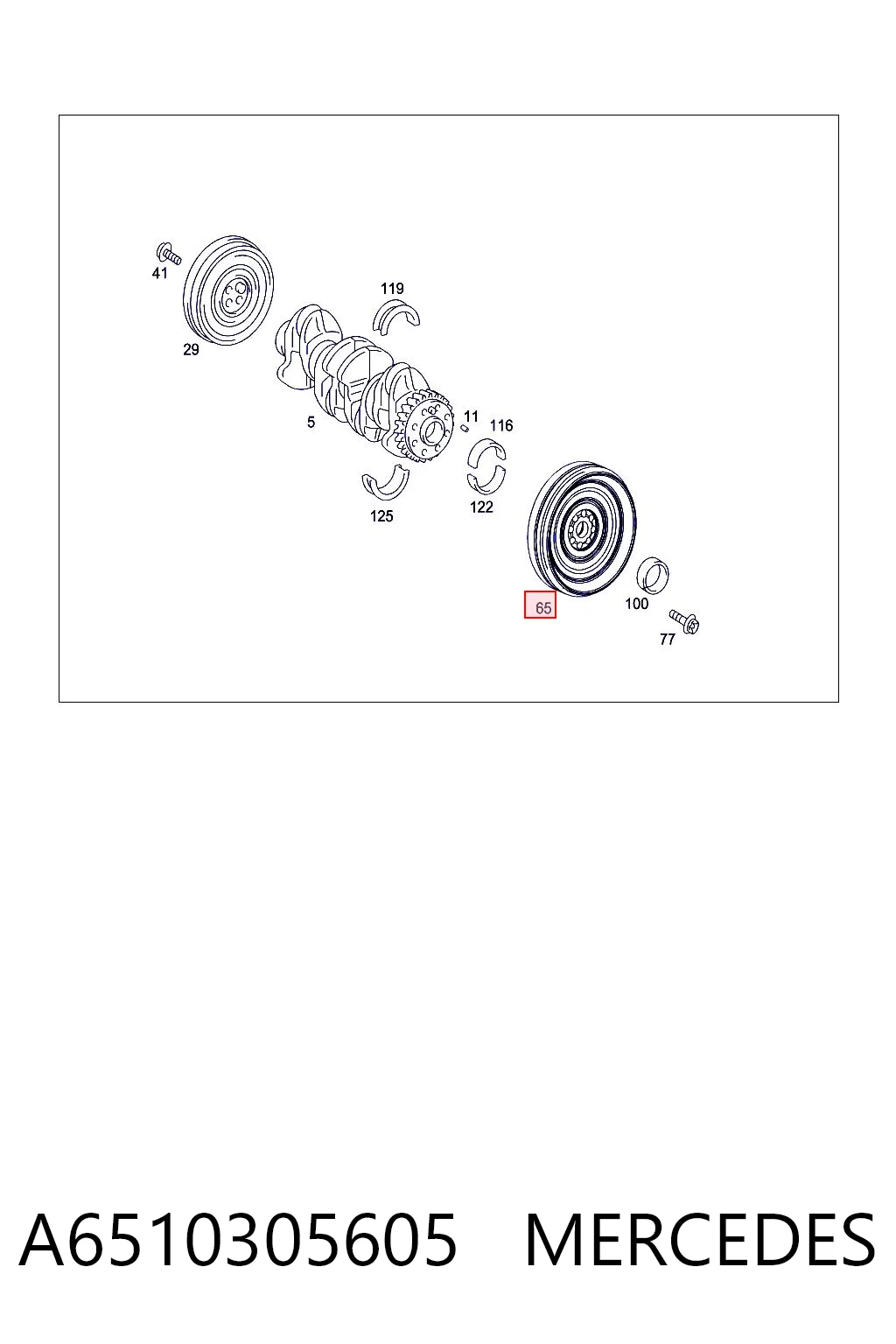 A6510305605 Mercedes