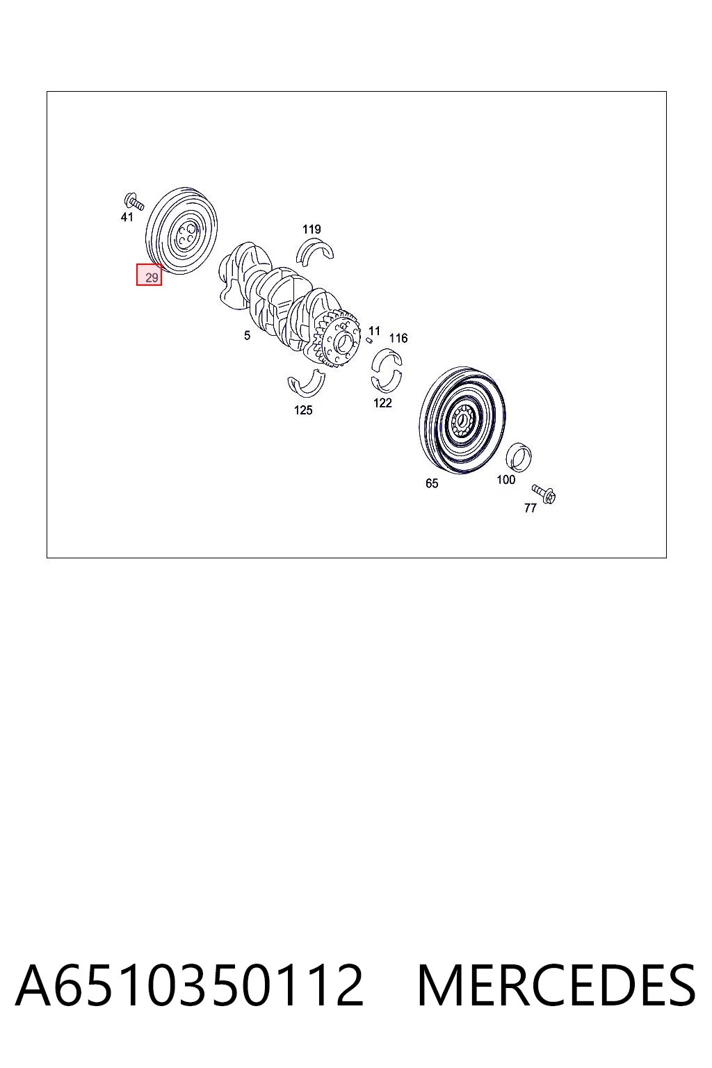 A6510350112 Mercedes