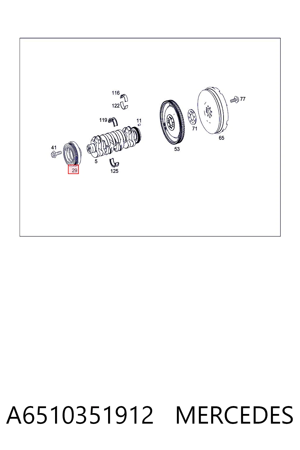 Polia de cambota Mercedes ML/GLE  W166 ao melhor preço