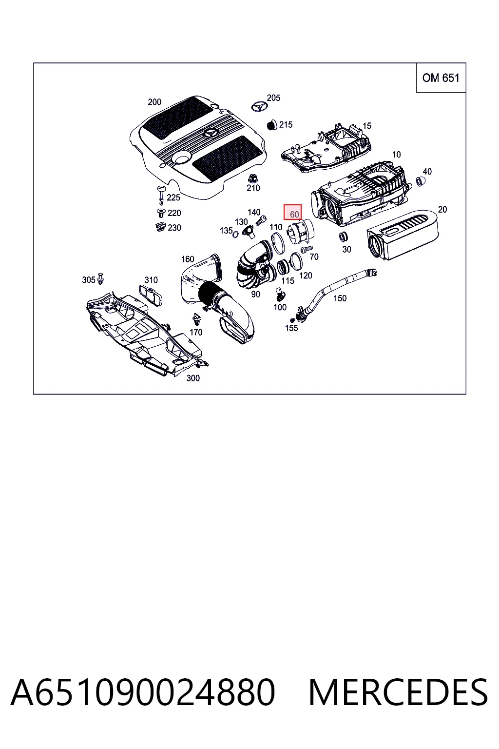 A651090024880 Mercedes