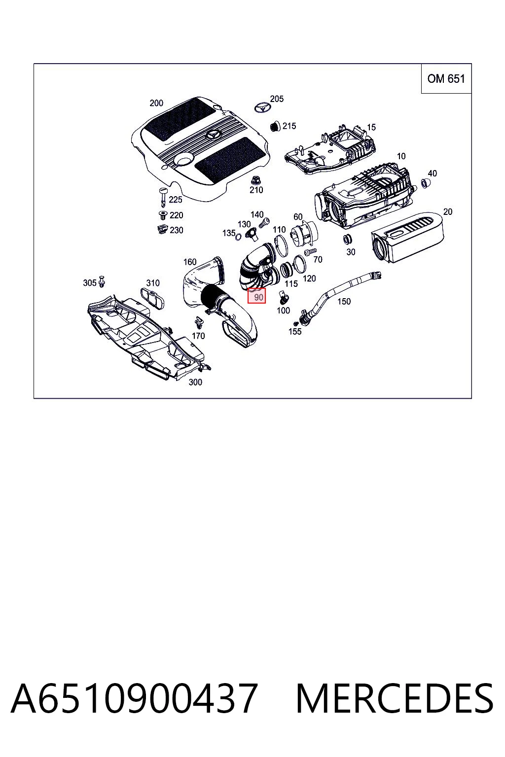 A6510900437 Mercedes