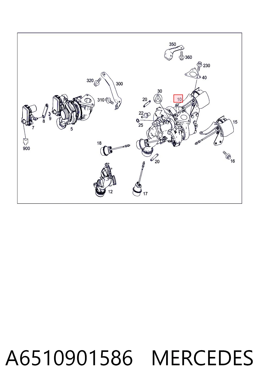 A6510901586 Mercedes
