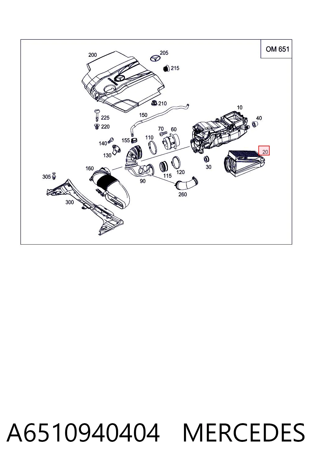 A6510940404 Mercedes