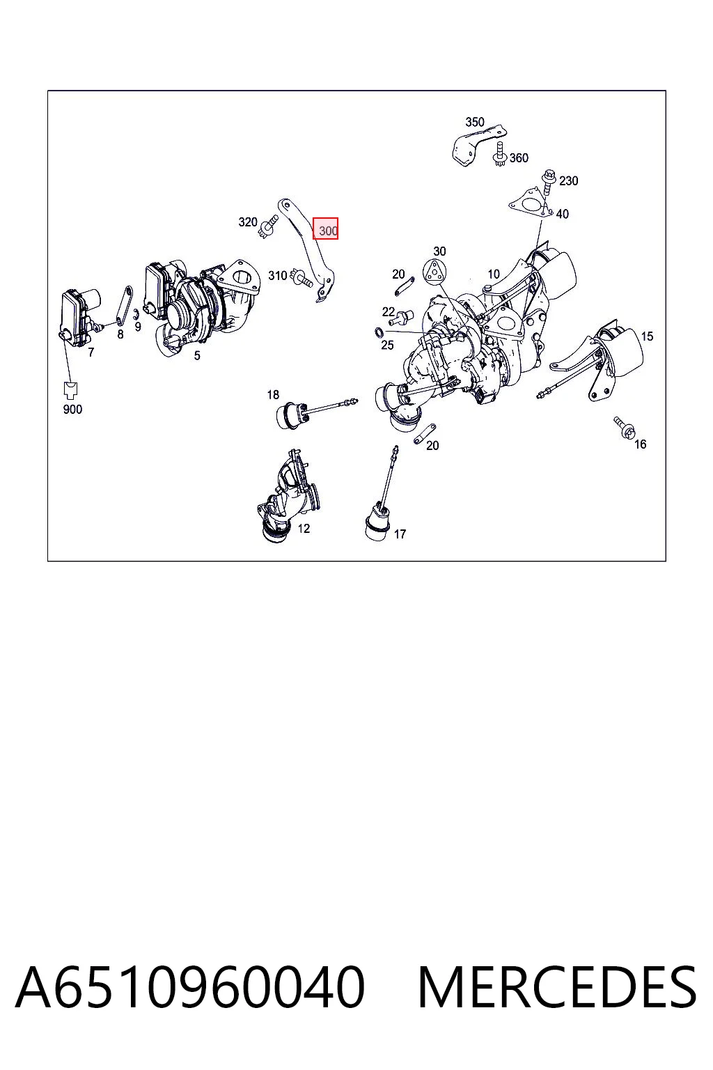 A6510960040 Mercedes