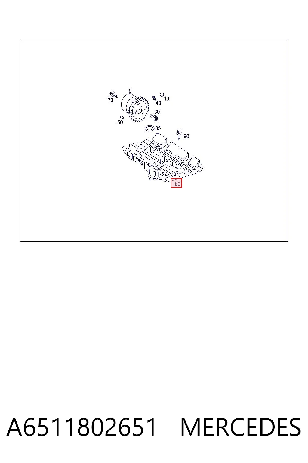 A6511802651 Mercedes