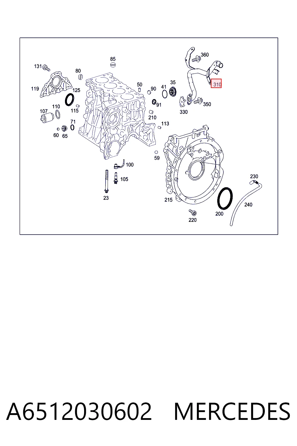 A6512030602 Mercedes