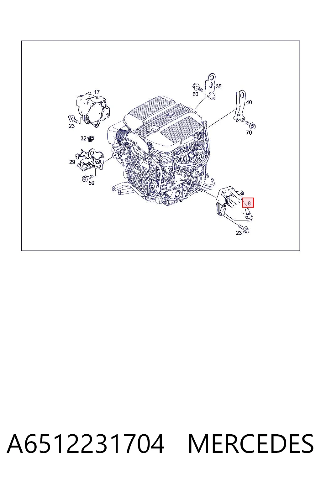 A6512231704 Mercedes