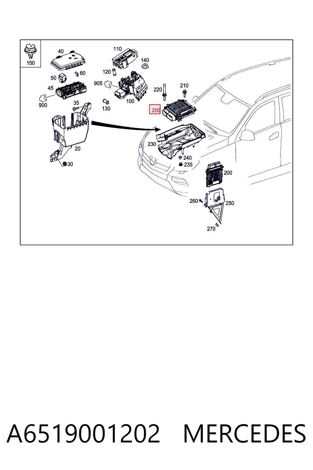 Módulo de direção (Centralina eletrônica) de motor Mercedes ML/GLE  W166 ao melhor preço