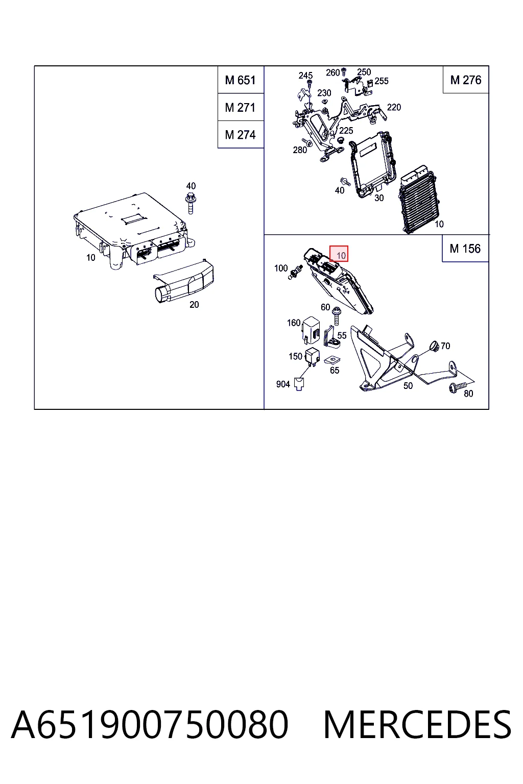 Módulo de direção (Centralina eletrônica) de motor Mercedes E  W212 ao melhor preço