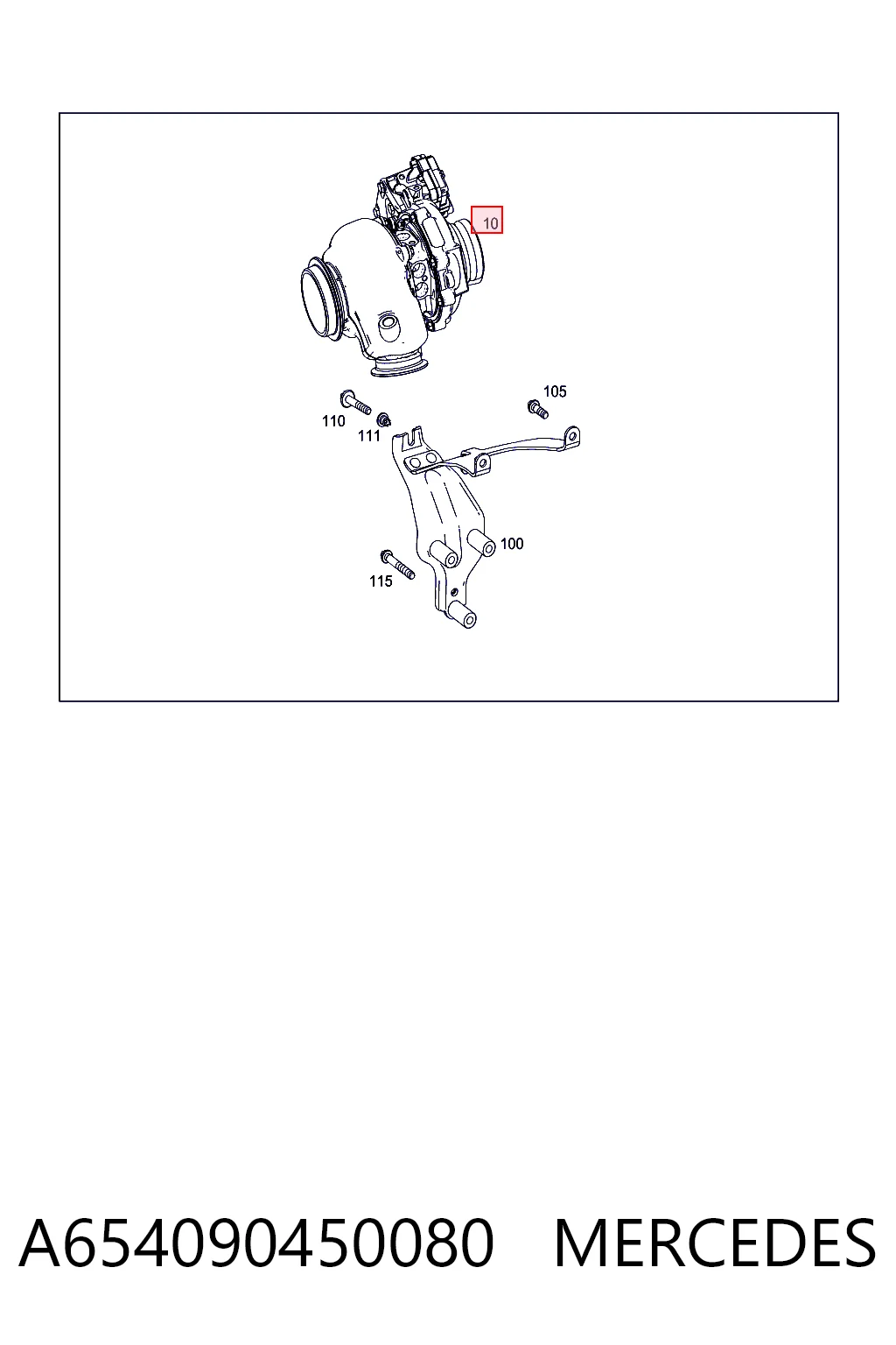 Turbina para Mercedes ML/GLE W167