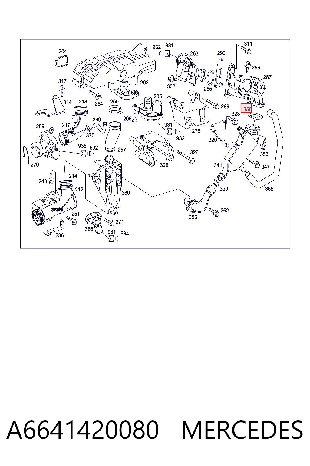 5802102098 Iveco Vedante de válvula EGR de recirculação