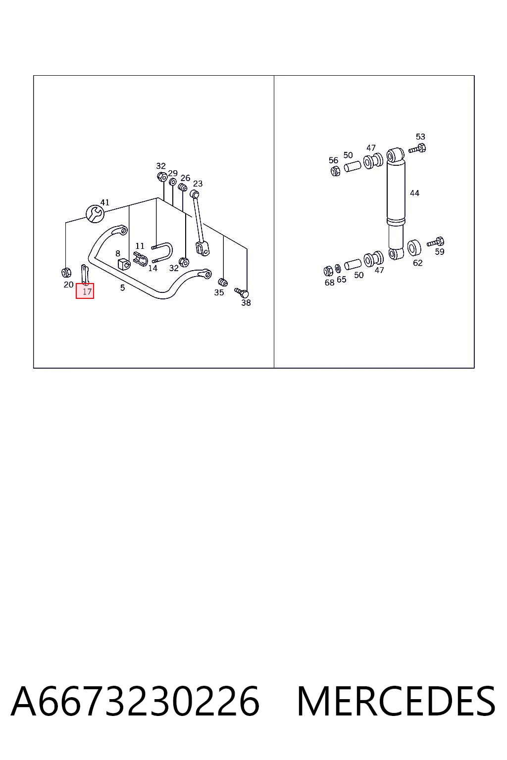 A6673230226 Mercedes