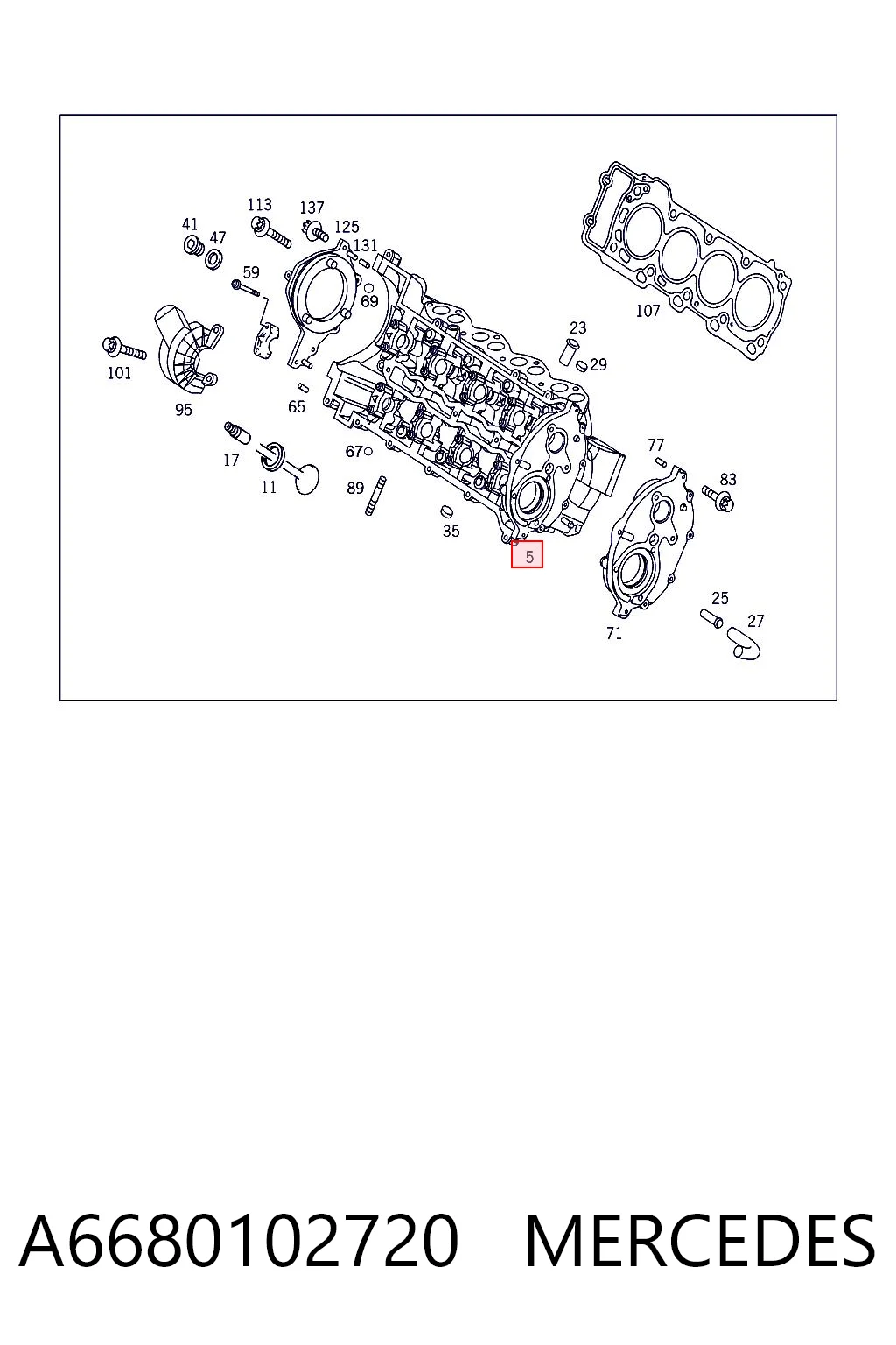  Cabeça de motor (CBC) Mercedes A hatchback (W168) (1997 - 2004) 