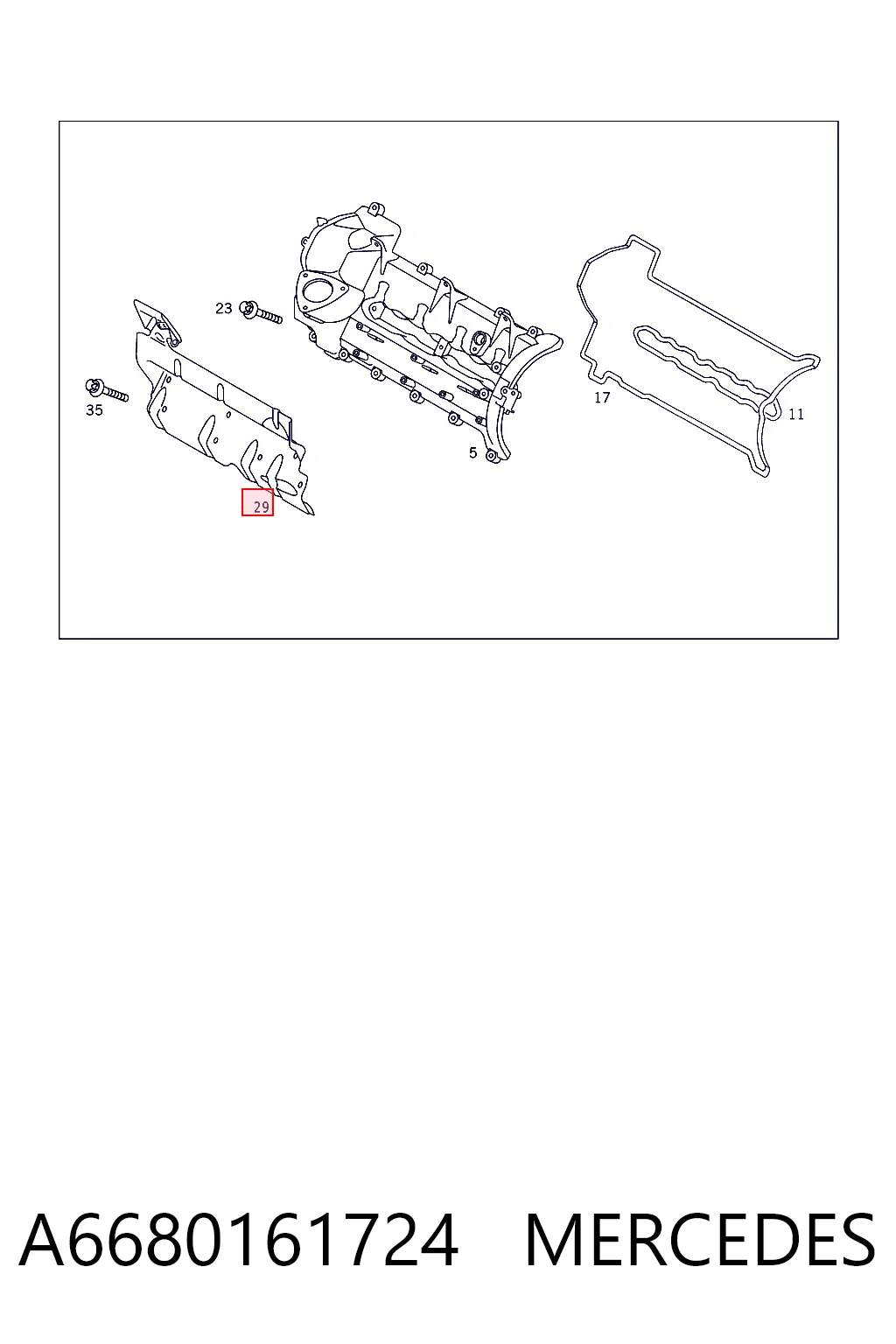 A6680161724 Mercedes