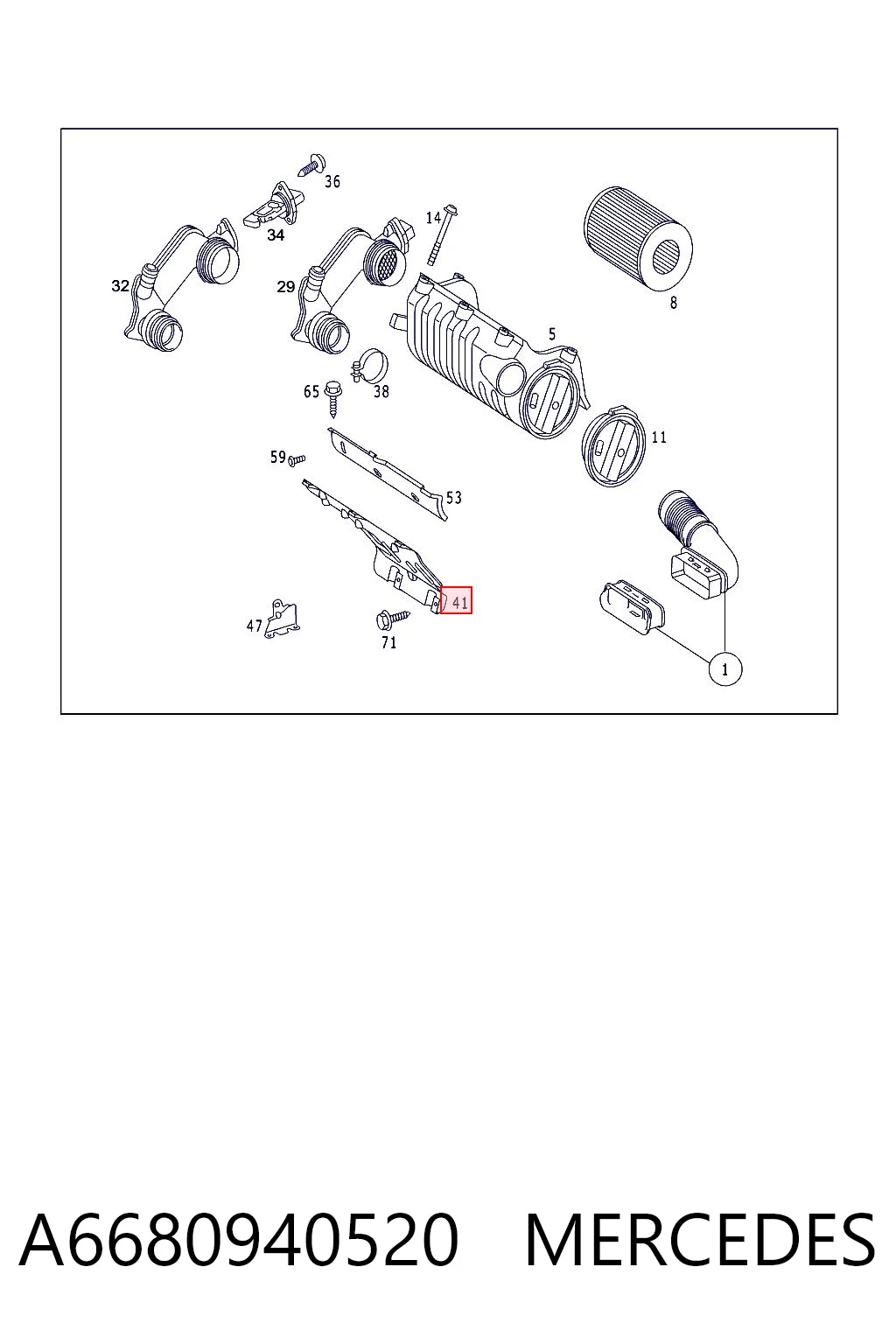 A6680940520 Mercedes