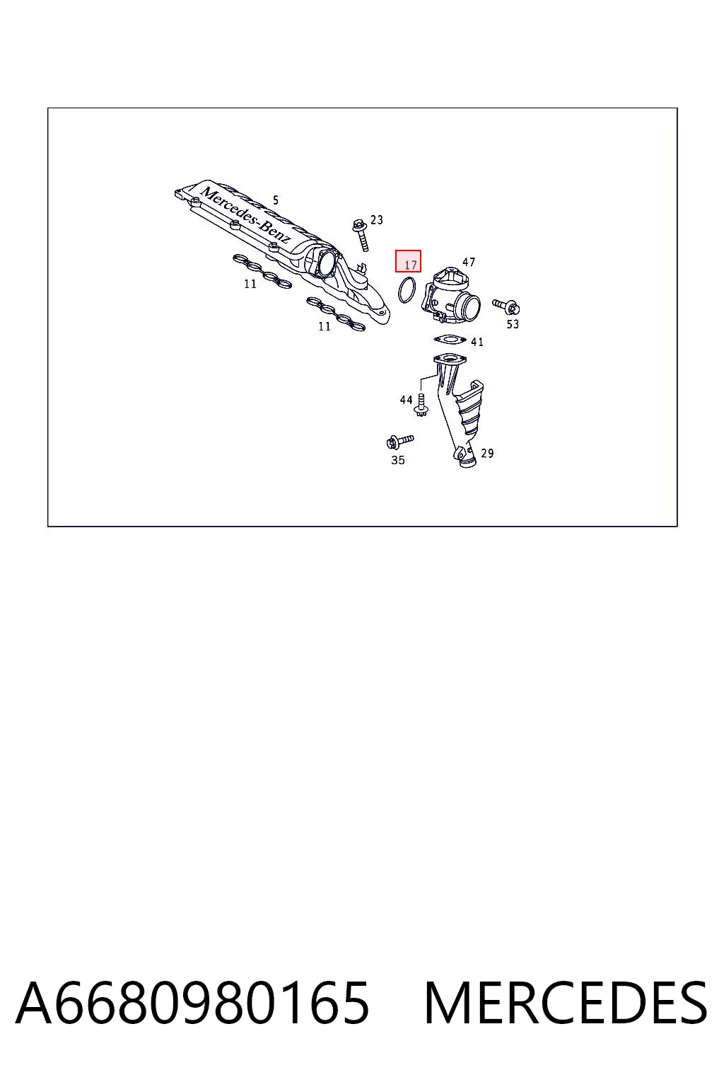 A6680980165 Mercedes
