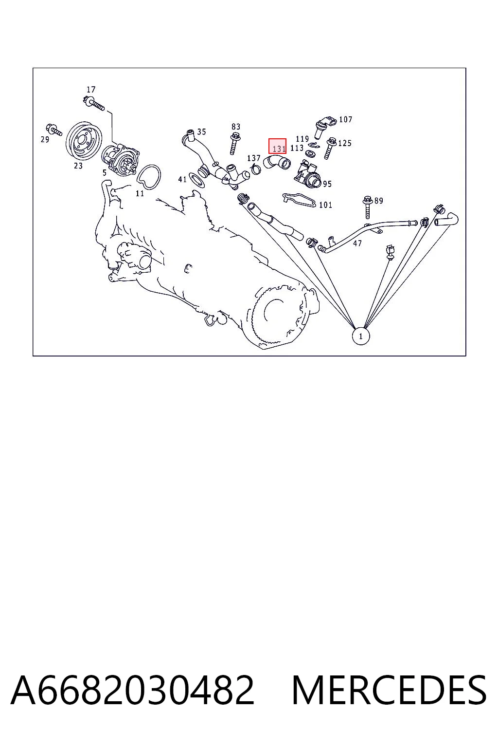 A6682030482 Mercedes