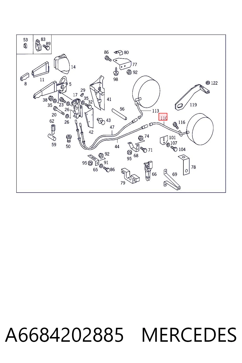 A6684202885 Mercedes