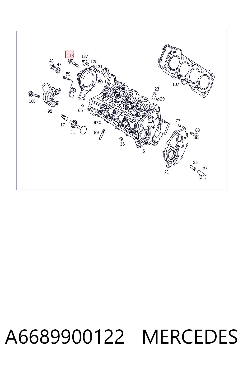 A6689900122 Mercedes